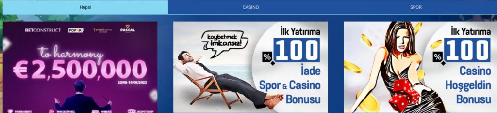 betlesene bonusları