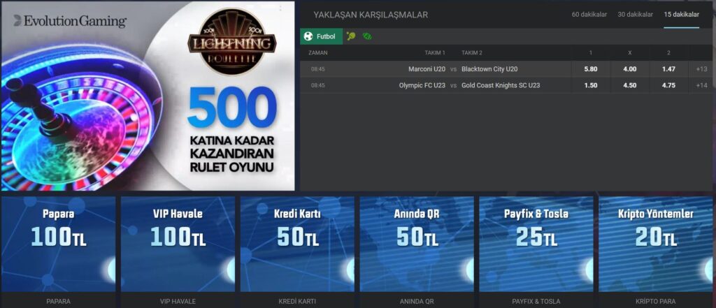 betlesene para yatırma